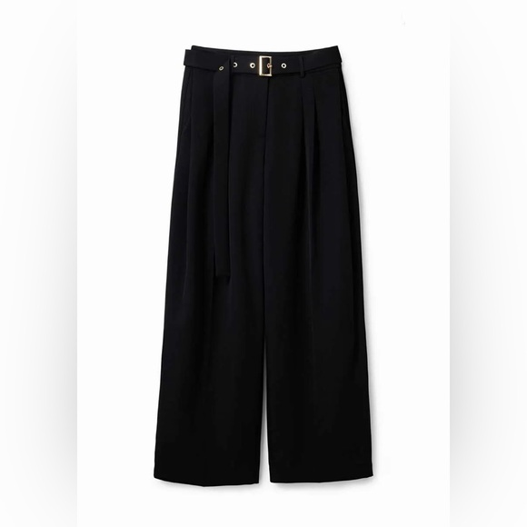 🔥NWT Desigual Wide Leg Trouser - Picture 8 of 15